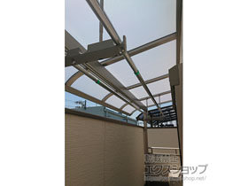 のバルコニー・ベランダ屋根 スピーネ R型 屋根タイプ 単体 積雪〜20cm対応 施工例