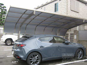 のカーポート テールポートシグマIII 積雪〜20cm対応 施工例