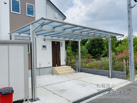 のカーポート エフルージュ ツイン 積雪〜20cm対応 施工例