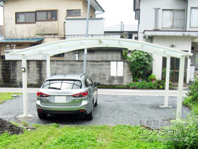 のカーポート レイナツインポートグラン　積雪〜20cm対応 施工例