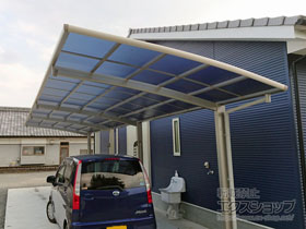 のカーポート レイナポートグラン 縦連棟　積雪〜20cm対応 施工例