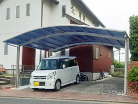 YKKAPのカーポート レイナツインポートグラン　積雪～20cm対応 施工例