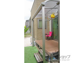のテラス屋根 ソラリア R型 テラスタイプ 単体 積雪〜20cm対応 施工例