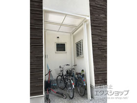 のテラス屋根 ヴェクターテラス F型 テラスタイプ 単体 積雪〜20cm対応 施工例