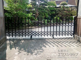 のカーゲート トリップゲート ペットガード型 ノンレール 片開き*40S 施工例