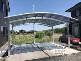 YKKAPのカーポート レイナツインポートグラン　積雪～20cm対応 施工例