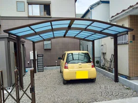 YKKAPのカーポート レイナツインポートグラン　積雪～20cm対応 施工例