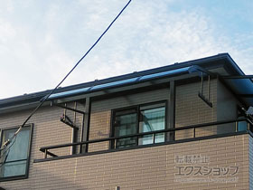 のバルコニー・ベランダ屋根 ソラリア R型 屋根タイプ 単体 積雪〜20cm対応 施工例