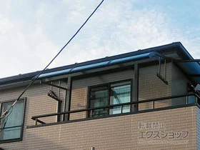 YKKAPのバルコニー屋根 ソラリア R型 屋根タイプ 単体 積雪～20cm対応 施工例