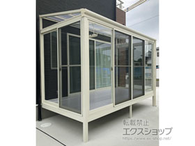 のテラス囲い・サンルーム サニージュ F型 床納まり ランマ無 積雪〜20cm対応 施工例