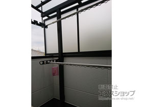 のバルコニー・ベランダ屋根 スピーネ F型 屋根タイプ 単体 積雪〜20cm対応 施工例