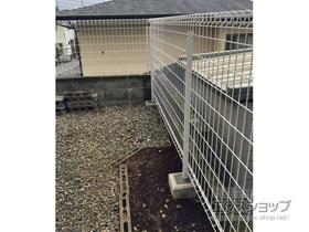 のフェンス・柵 ユメッシュR型 フリー支柱タイプ〈B〉 施工例