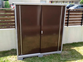 の物置・屋外倉庫 シンプリー 一般型 1740×755×1903 MJX-177E-P-TB 施工例