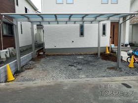 のカーポート エフルージュ ツイン 積雪〜20cm対応 施工例