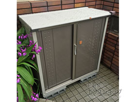 の物置・屋外倉庫 グランプレステージジャンプ 1120×530×1100 GP-115D-F-CB 施工例