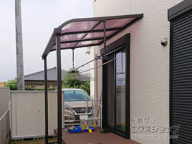 のテラス屋根 ソラリア R型 テラスタイプ 単体 積雪〜20cm対応 施工例