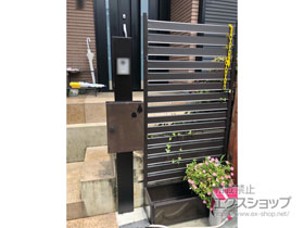 の機能門柱・ポスト シンプレオ ポストユニット 1型 施工例