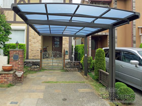 のカーポート フーゴA (アーチスタイル) 積雪〜20cm対応 施工例