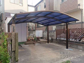 YKKAPのカーポート レイナツインポートグラン　積雪～20cm対応 施工例