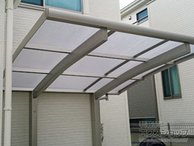 のサイクルポート・駐輪場 プレシオスポート ミニ 積雪〜20cm対応 施工例