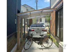 のサイクルポート・駐輪場 レイナポートグランミニ 積雪〜20cm対応 施工例