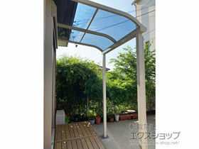 のテラス屋根 ソラリア R型 テラスタイプ 単体 積雪〜20cm対応 施工例