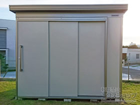 の物置・屋外倉庫 ヨド蔵MD スチール床タイプ 一般型（DZB-2918HE） DZB-2918HE-SG 施工例