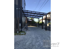 のカーポート エフルージュベーカグラン 延長　積雪〜20cm対応 施工例