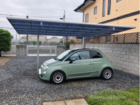 のカーポート エフルージュグラン　積雪〜20cm対応 施工例