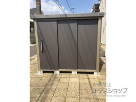 の物置・屋外倉庫 エスケーエイト SK8-100 一般型 2200×1600×1940 SK8-100-GK 施工例