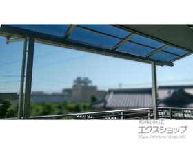 のバルコニー・ベランダ屋根 ソラリア F型 屋根タイプ 単体 積雪〜20cm対応 施工例