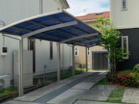 のカーポート レイナポートグラン 縦連棟　積雪〜20cm対応 施工例