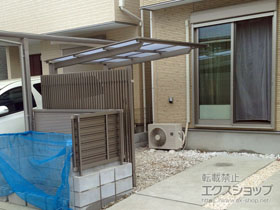 のサイクルポート・駐輪場 ネスカFミニ (フラットスタイル) 積雪〜20cm対応 施工例