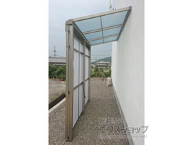 のストックヤード スピーネストックヤードF型 パネルタイプ スクリーン仕様 積雪〜20cm対応 施工例