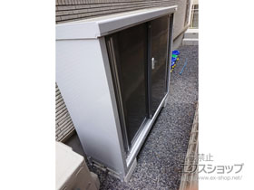 の物置・屋外倉庫 シンプリー 一般型 1320×415×1103 MJX-134B-PG 施工例