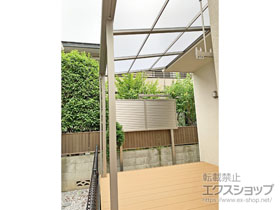 のテラス屋根 スピーネ F型 テラスタイプ 単体 積雪〜20cm対応 施工例