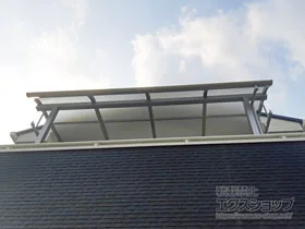 YKKAPのバルコニー屋根 ソラリア R型 屋根タイプ 単体 積雪～20cm対応 施工例
