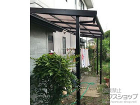 のテラス屋根 ナーラテラス テラスタイプ 連棟 積雪〜20cm対応 施工例