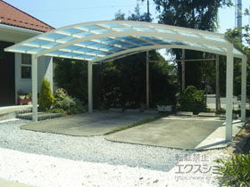 のカーポート レイナツインポートグラン　積雪〜20cm対応 施工例