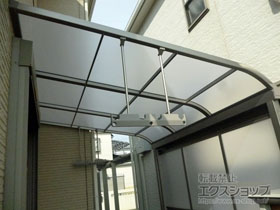 のテラス屋根 スピーネ R型 テラスタイプ 単体 積雪〜20cm対応 施工例