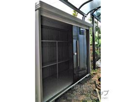 の物置・屋外倉庫 Mr.ストックマンダンディ 一般型 2532×1222×2110（ND-2512） ND-2512-DB 施工例