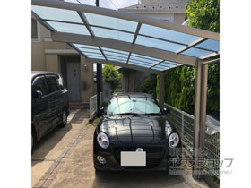 のカーポート ネスカR (ラウンドスタイル) 積雪〜20cm対応 施工例