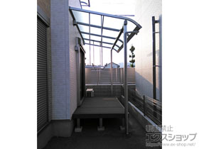 のテラス屋根 ソラリア R型 テラスタイプ 単体 積雪〜20cm対応 施工例