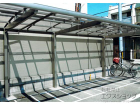 のカーポート フーゴA (アーチスタイル) 延長 積雪〜20cm対応 施工例