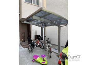 のサイクルポート・駐輪場 レイナポートグランミニ 積雪〜20cm対応 施工例