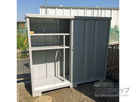 の物置・屋外倉庫 シンプリー 一般型 1940×515×1603 MJX-195D-P-FS 施工例