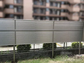 YKKAP�̃t�F���X�E��E�� �V���v���I�t�F���X13�^ �ډB�����[�o�[ 2�i�x�� �������ėp (�p�l��2�i) �{�H��