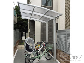 のサイクルポート・駐輪場 レイナポートグランミニ 積雪〜20cm対応 施工例