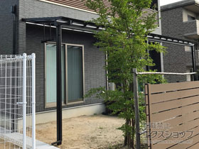 のテラス屋根 ソラリア F型 1500 テラスタイプ 連棟　積雪〜50cm対応 施工例