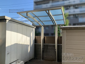 のサイクルポート・駐輪場 レイナポートグランミニ 積雪〜20cm対応 施工例